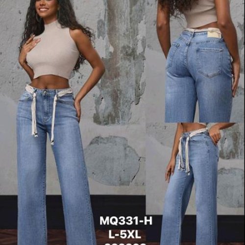 Джинсы Jeans Club (L-5XL) MQ331H l.blue (деми) Jeans Club MQ331H l.blue