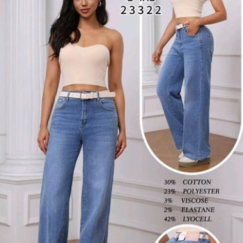 Джинсы Jeans Club (L-4XL) MQ595-4 blue (деми) Jeans Club MQ595-4 blue