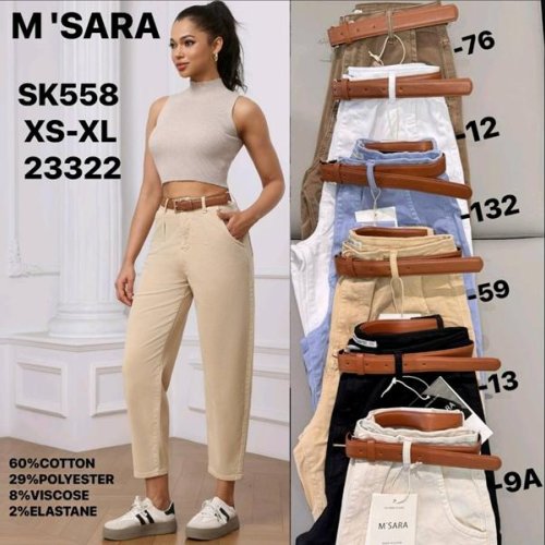 Джинсы Jeans Club (XS-XL) SK558-12 white (деми) Jeans Club SK558-12 white