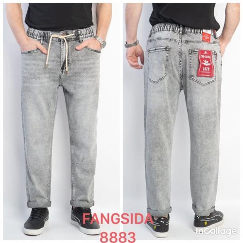 Джинсы God Baron (31-38) 8883 l.grey (деми) God Baron 8883 l.grey