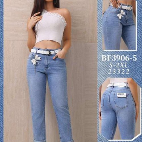 Джинсы Miss Kurry (S-2XL) BF3906-5 l.blue (деми) Miss Kurry BF3906-5 l.blue