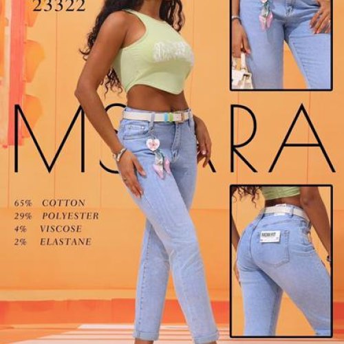 Джинсы Miss Kurry (S-2XL) BF3913-6 l.blue (деми) Miss Kurry BF3913-6 l.blue