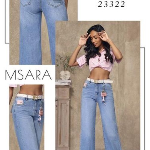 Джинсы Miss Kurry (XS-XL) BQ2597 l.blue (деми) Miss Kurry BQ2597 l.blue