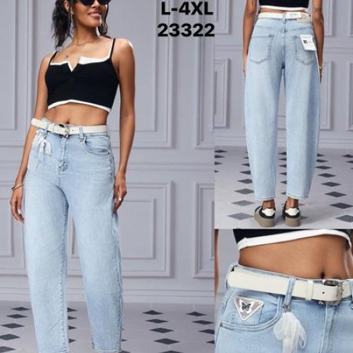 Джинсы Miss Kurry (L-4XL) MK290-6 l.blue (деми) Miss Kurry MK290-6 l.blue