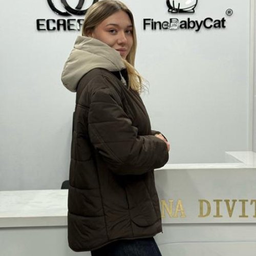 Куртка Orange Chinese (XL-5XL) 6659 chocolate (деми) Orange Chinese 6659 chocolate