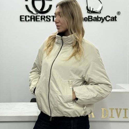 Куртка Orange Chinese (S-2XL) 6627 milk (деми) Orange Chinese 6627 milk