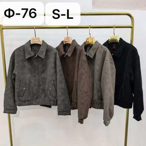 Куртка Oukali (S-L) Ф76 grey (деми) Oukali Ф76 grey