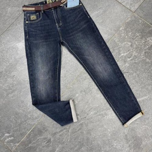 Джинсы F.T.H (29-38) 8632 navy (деми) F.T.H 8632 navy