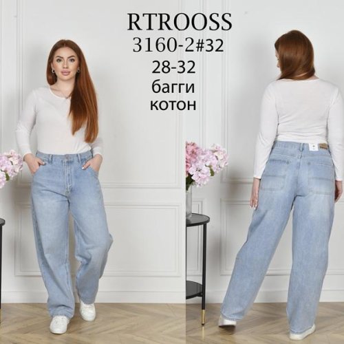 Джинсы Fangsida (28-32) 3160-2 l.blue (деми) Fangsida 3160-2 l.blue