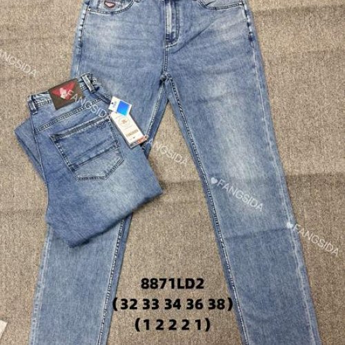 Джинсы Fangsida (32-38) 8871 blue (деми) Fangsida 8871 blue