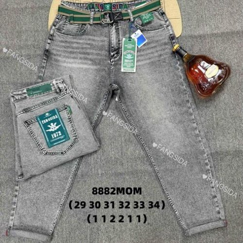 Джинсы Fangsida (29-34) 8882 grey (деми) Fangsida 8882 grey