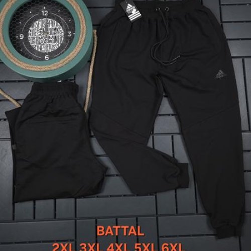 Штаны спорт Hous Of Timur (2XL-6XL) HT263 black (деми) Hous Of Timur HT263 black