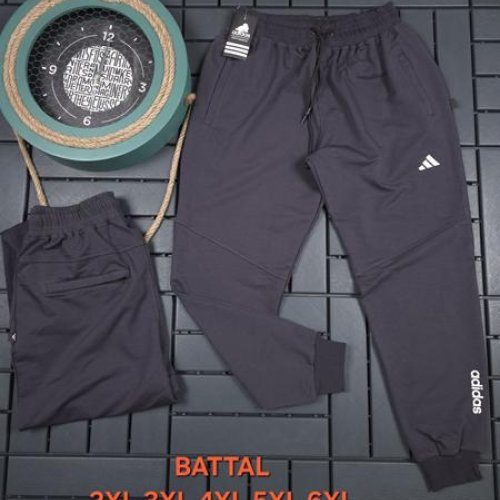 Штаны спорт Hous Of Timur (2XL-6XL) HT265 d.grey (деми) Hous Of Timur HT265 d.grey