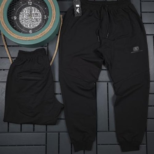 Штаны спорт Hous Of Timur (2XL-6XL) HT268 black (деми) Hous Of Timur HT268 black