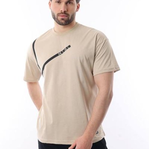 Футболка Hous Of Timur (2XL-6XL) HT217 beige (лето) Hous Of Timur HT217 beige