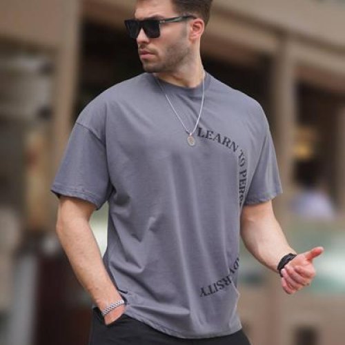 Футболка Hous Of Timur (2XL-6XL) HT220 grey (лето) Hous Of Timur HT220 grey