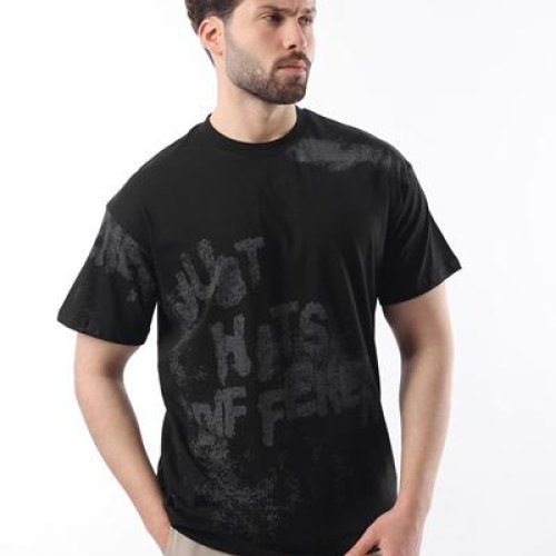 Футболка Hous Of Timur (2XL-6XL) HT223 black (лето) Hous Of Timur HT223 black