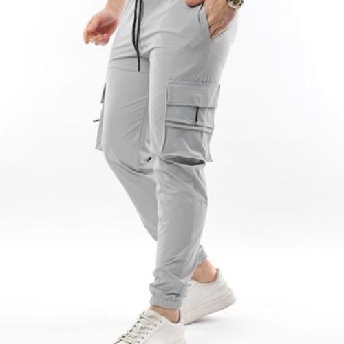 Штаны спорт Hous Of Timur (S-3XL) HT157 l.grey (деми) Hous Of Timur HT157 l.grey