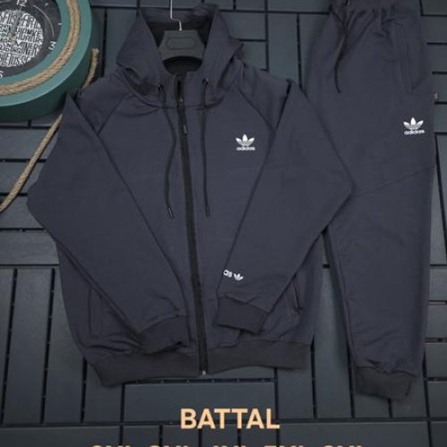 Костюм спорт Hous Of Timur (2XL-6XL) HT128 d.grey (деми) Hous Of Timur HT128 d.grey