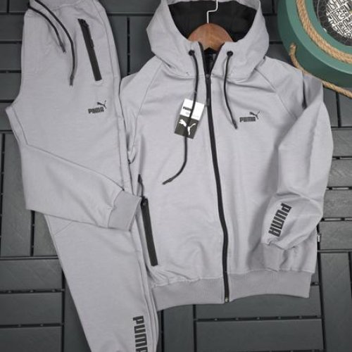 Костюм спорт Hous Of Timur (S-2XL) HT628 l.grey (деми) Hous Of Timur HT628 l.grey