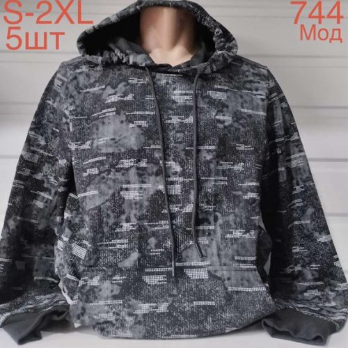 Худи Надийка (S-2XL) ND637-744 grey (деми) Надийка ND637-744 grey