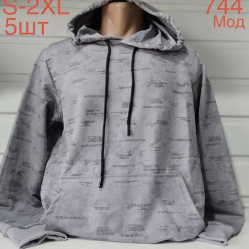 Худи Надийка (S-2XL) ND639-744 grey (деми) Надийка ND639-744 grey