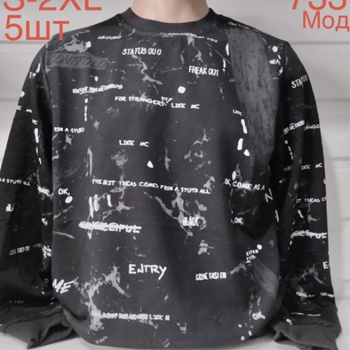 Свитер Надийка (S-2XL) ND647-733 black (деми) Надийка ND647-733 black