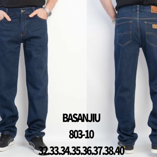 Джинсы Basanjiu (32-40) 803-10 blue (деми) Basanjiu 803-10 blue