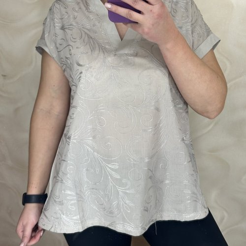 Футболка LeVisha (M-2XL) 26003 grey (лето) LeVisha 26003 grey