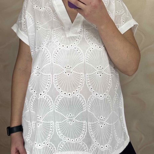 Футболка LeVisha (M-2XL) 26004 white (лето) LeVisha 26004 white