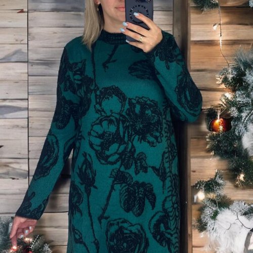 Платье LeVisha (48-52) 26280 green (деми) LeVisha 26280 green