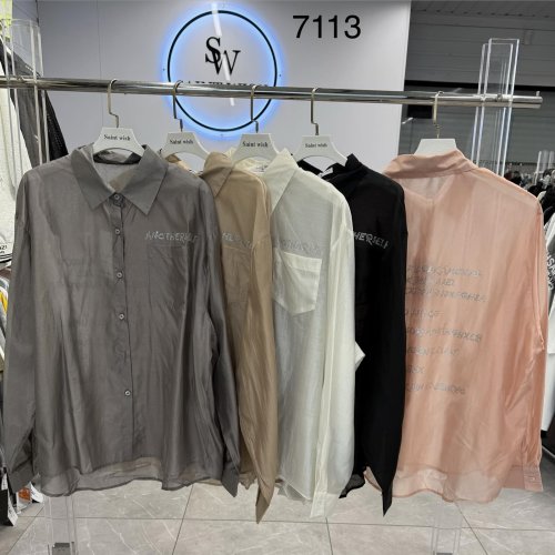 Рубашка Saint Wish (L-XL) 7113 mix (деми) Saint Wish 7113 mix