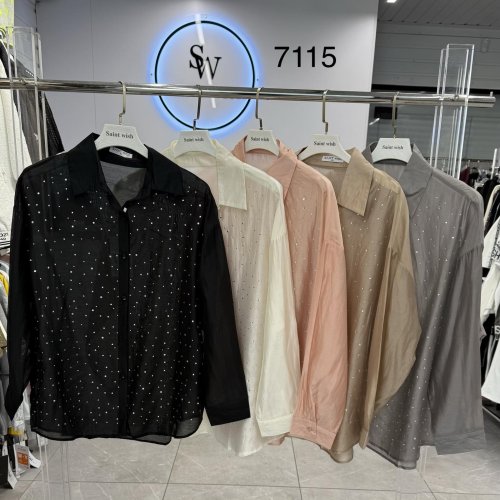 Рубашка Saint Wish (XL-2XL) 7115 mix (деми) Saint Wish 7115 mix