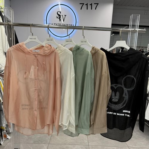 Рубашка Saint Wish (XL-2XL) 7117 mix (деми) Saint Wish 7117 mix