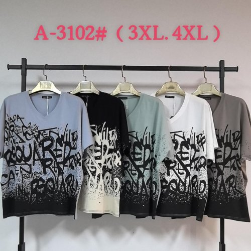 Футболка Saint Wish (2XL-3XL) A3102 mix (лето) Saint Wish A3102 mix