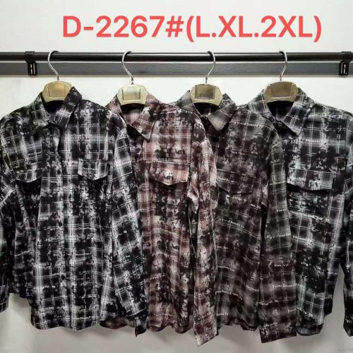 Рубашка Saint Wish (L-2XL) D2267 black (деми) Saint Wish D2267 black