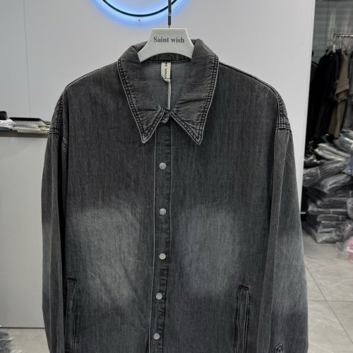 Рубашка Saint Wish (one size) Y197-1 grey (деми) Saint Wish Y197-1 grey