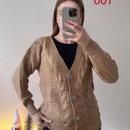 Кофта FSN (42-48) 001 brown (деми) FSN 001 brown