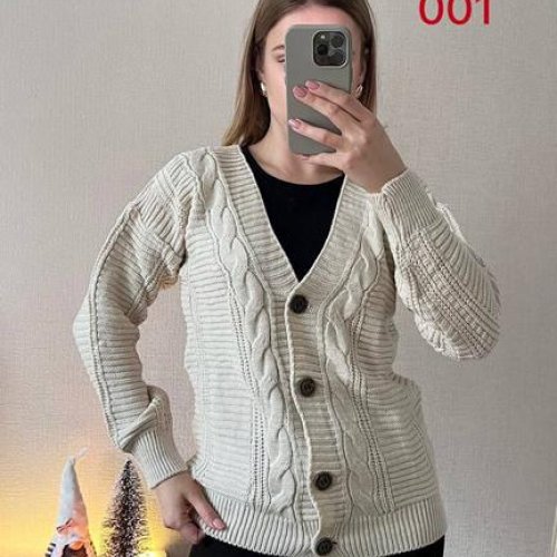 Кофта FSN (42-48) 001 l.beige (деми) FSN 001 l.beige