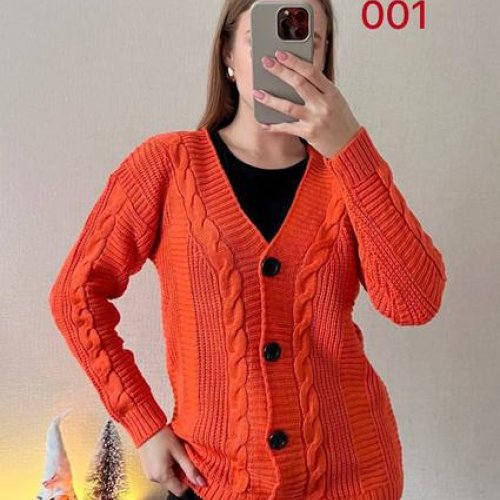 Кофта FSN (42-48) 001 orange (деми) FSN 001 orange