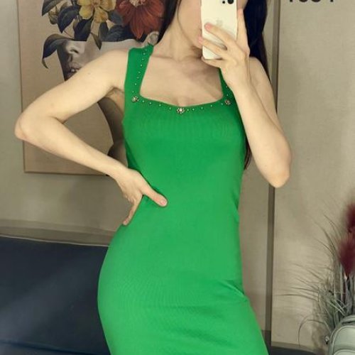 Сарафан FSN (42-46) 1034 green (лето) FSN 1034 green