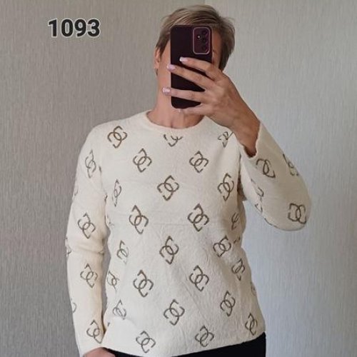Свитер FSN (48-52) 1093 l.beige (зима) FSN 1093 l.beige