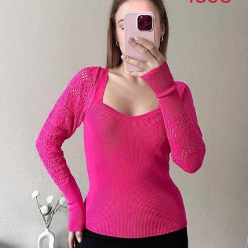 Свитер FSN (42-46) 1398 pink (деми) FSN 1398 pink