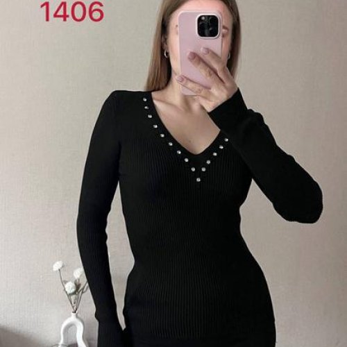 Свитер FSN (42-46) 1406 black (деми) FSN 1406 black