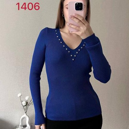 Свитер FSN (42-46) 1406 blue (деми) FSN 1406 blue