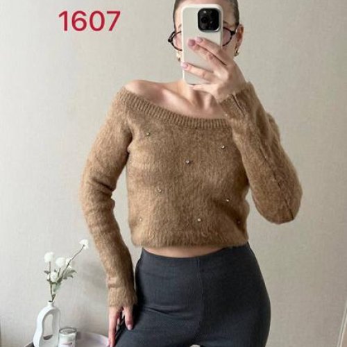 Свитер FSN (42-46) 1607 brown (деми) FSN 1607 brown