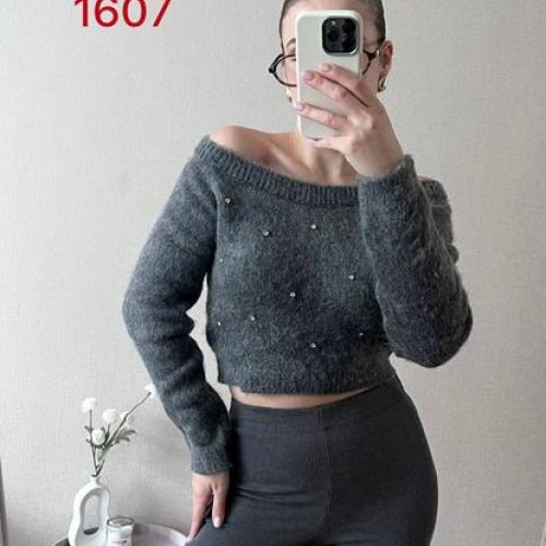 Свитер FSN (42-46) 1607 d.grey (деми) FSN 1607 d.grey