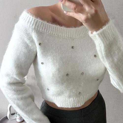 Свитер FSN (42-46) 1607 white (деми) FSN 1607 white