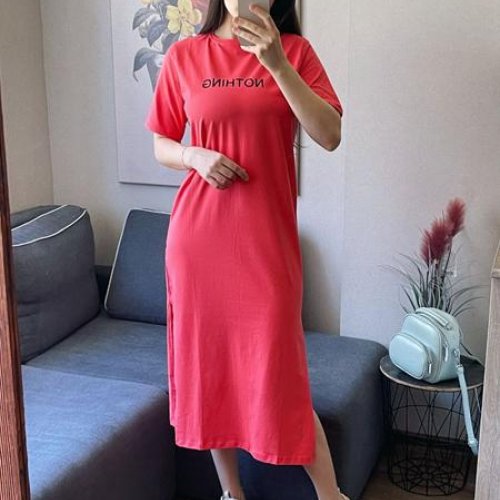 Платье FSN (44-48) 3056 red (лето) FSN 3056 red