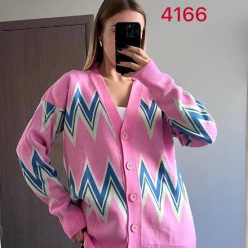 Кофта FSN (46-52) 4166 pink (деми) FSN 4166 pink